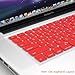 GMYLE 3 in 1 Bundle Soft-Touch Frosted Hard Case for Macbook Pro 13 inch with CD-ROM (Model: A1278) with Keyboard Cover and Screen Protector - Red