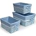 Baby : 3-pc. Basket Set with Blue Liners