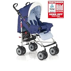 Herlag H8733-1130 - City Buggy de Luxe blau/vichy blau