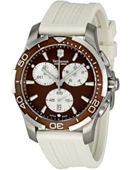 Victorinox Swiss Army Womens 241503 Brown Dial Chronograph Watch