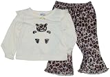 Toddler Girls' Pajamas with Leopard Print