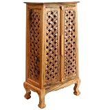 EXP Furniture Handmade Acacia Wood Storage Cabinet 50 Inches