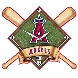 Los Angeles Angels of Anaheim High Definition Plaque Clock