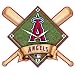 Los Angeles Angels of Anaheim High Definition Plaque Clock