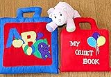 布絵本MY  ABC bag&MY QUIET BOOK バルーン　おまけ付きふわふわぬいぐるみ  ファンタイムギフトセット