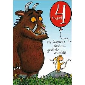 The Gruffalo Card - Happy 4th Birthday (246647)