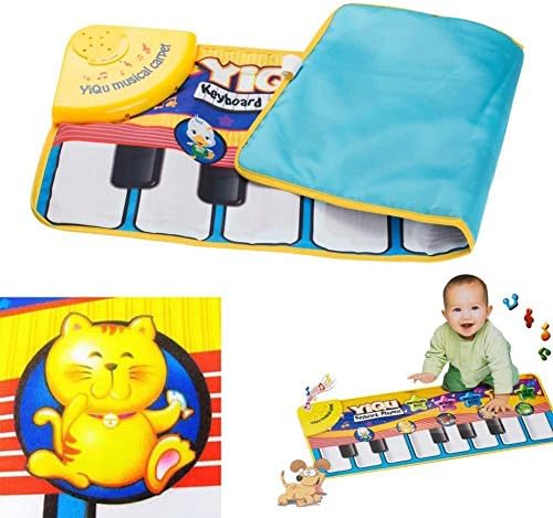 Touch Play Learn Singing Piano Keyboard Music Carpet Mat Blanket Kid Gift Toy