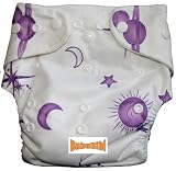 Bamboo Pocket Snaps Cloth Diaper/ Nappy - OS - Galaxy Prints