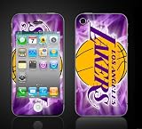 iPhone 4 Los Angeles LA Lakers Champions Vinyl Skin kit fits 4th generation apple iPhone decal cover Skins case.