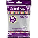 Darice 28-001V 3-Inch-by- 4-3/4-Inch Clear Treat Bag 200-Pieces