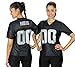 Oakland Raiders NFL Womens Team Dazzle Jersey, Black