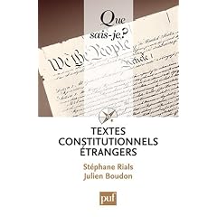 Textes constitutionnels �trangers