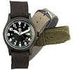 Smith & Wesson Men's SWW-1464-BLK Military Multi Canvas Straps Watch