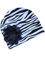 Zebra Print Cotton Hat for Babies and Toddlers