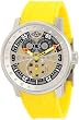 GV2 by Gevril Men's 4040R2 Powerball Yellow Rubber Sub-Second Big Date Watch by GV2 by Gevril