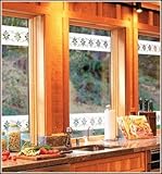 Doral 4'' Border - 2 each Accents Etched Glass Window Film