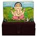Rectangular Marble Box with Ganesh Painting