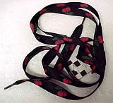 Cool Cherries Print Shoelaces Cherry Rockabilly Punk