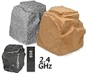 Wireless Rock Speakers Outdoor Waether Resistant PAIR + Transmitter