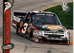 2011-NASCAR-PRESS PASS RACING CARD # 109 Austin Dillon NCWTS Trucks In Protective Screwdown Display Case !!