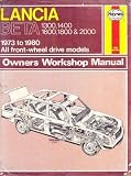 Lancia Beta owners workshop manual : models covered, UK : Lancia Beta Saloon, Coupe, HPE and Spider, series A and B models with 1297cc, 1301cc, 1438cc, 1585cc, 1592cc, 1756cc and 1995cc engines, USA :