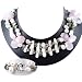 AugustinaJewelry Double Strand Necklace made of Freshwater Cultured Pearls, Cystals and Facet Stones *** AugustinaJewelry Special Design !