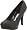 Grey Wool/Black Soft Patent Polyurethane