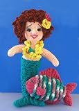 Mandy Mermaid and Tansy the Fish, a Crochet Pattern by Sue Pendleton (Patterns, BBT025)