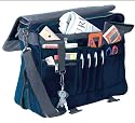 Super coole Umhängeaktentasche, Aktentasche, Dokumententasche (F171) unglaublich praktisch mit vielen Taschen - das Platzwunder