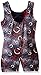 Jacques Moret Big Girls' Fun Gymnastics Biketard , USA Print, M