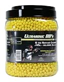 Soft Air 10,000 ct. Bottle Ultrasonic Yellow Airsoft BBs (6mm, 0.12g)