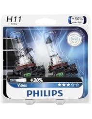 Automotive Parts and Accessories: Philips H11 Vision Upgrade Headlight Bulb, 2 Pack - Philips