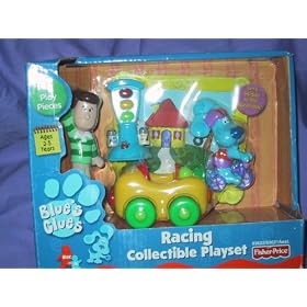 Blues Clues Racing Figures Playset Steve Car by fisher price blues clues nick jr.
