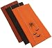 DII Halloween Embroidered Dishtowel, Mixed Set of 3