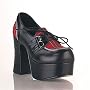 Demonia Shoes Women's CHARADE-12 4 1/2" Oxford Available in 3 Colors