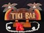 WELCOME SIGN "TIKI BAR " W/ PALM TREES - COASTAL DECOR