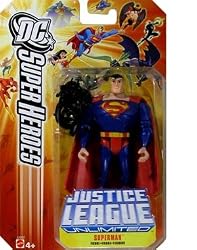 DC Super Heroes Justice League Unlimited Action Figure Superman with Black Mercy