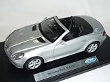 Zoom Produkt-Bild: MERCEDES-BENZ SLK CABRIO SILBER GRAU R171 2004-2011 1/18 WELLY MODELLAUTO MODELL AUTO