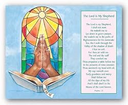 The Lord Is My Shepherd - AKA Alpha Kappa Alpha by Merrill 8"x10" Art Print Poster