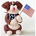Australian Shepherd (Red Merle) Patriotic Pup Figurine