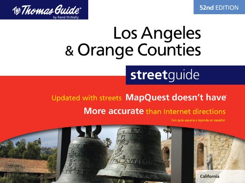 los angeles  orange counties street guide 52nd edition thomas guide los angelesorange counties street guide