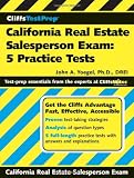 CliffsTestPrep California Real Estate Salesperson Exam: 5 Practice Tests