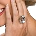 Lets Party By Rubies Costumes Diamond Ring / White