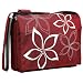 Red & White Star Flowers 15.4 inch Laptop Padded Compartment Shoulder Messenger Bag for K-Cliffs Lifestyle