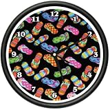FLIP FLOPS ~Wall Clock~ summer beach house decor gift