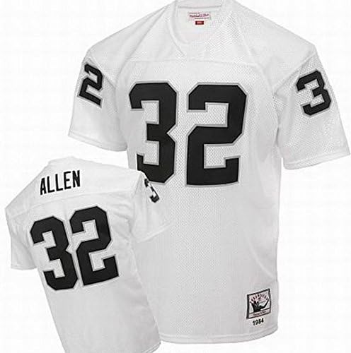 Classic Marcus Allen #32 Oakland Raiders Unsigned Custom White Football Throwback Jersey for men -XXL