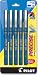 Pilot Precise V7 Stick Rolling Ball Pen, Fine Point, 5-Pack, Blue Ink (26021)