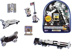 Space Explorer Space Orbiter Backpack Playset with Educational Rocket Poster