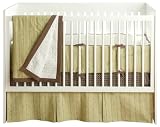 JJ Cole 4 Piece Crib Bedding Set in Green Vine