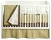 JJ Cole 4 Piece Crib Bedding Set in Green Vine